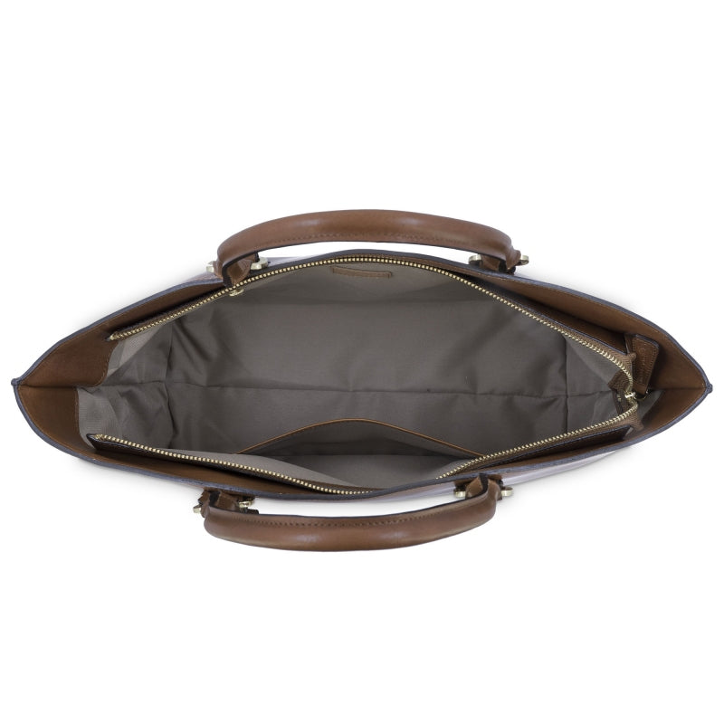 Ledertasche im Tote-Bag Stil mit Reißverschluss von El Potro