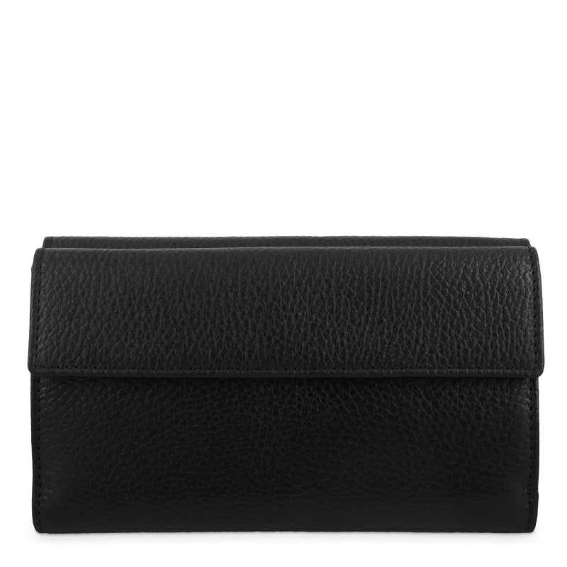 Leder-Portemonnaie schwarz, XL von El Potro