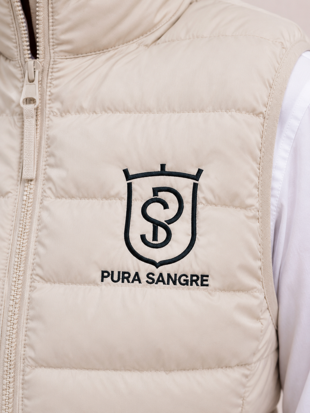 Pura Sangre Ärmellose Weste beige - Damen