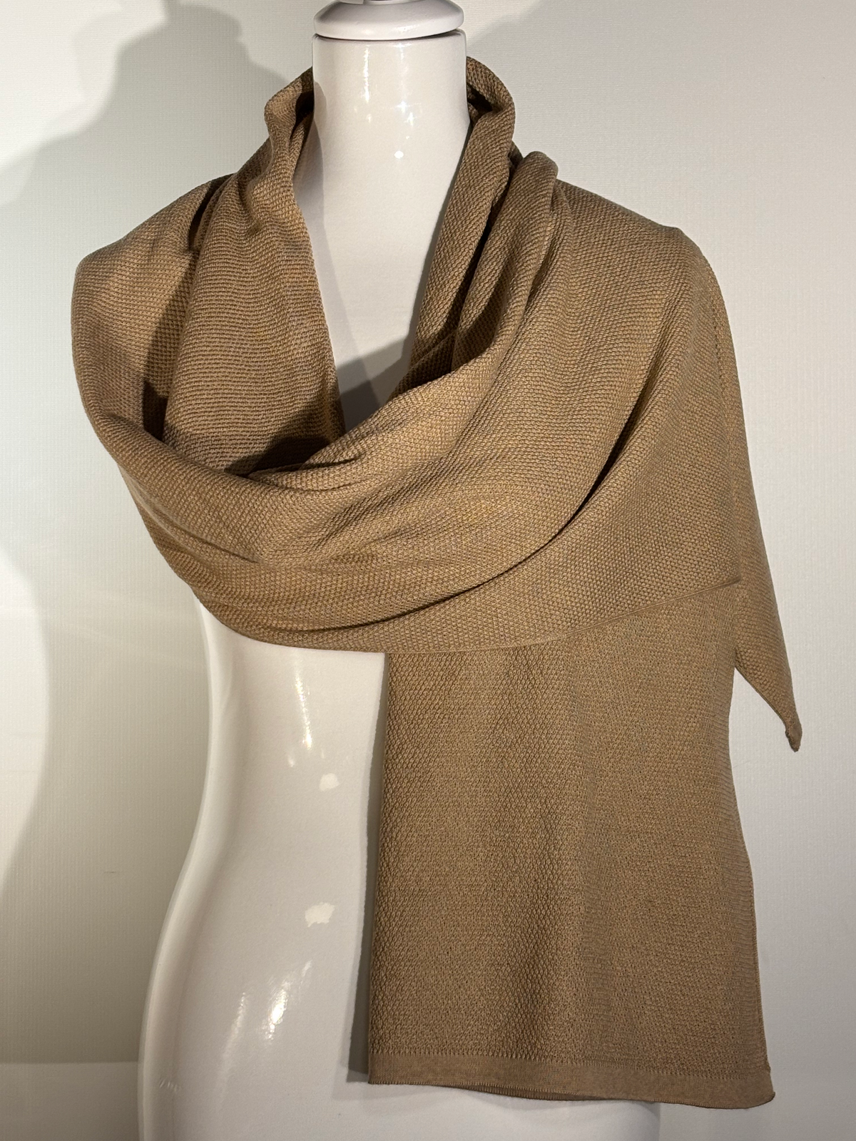 Pura Sangre Merino-Schal - Beige