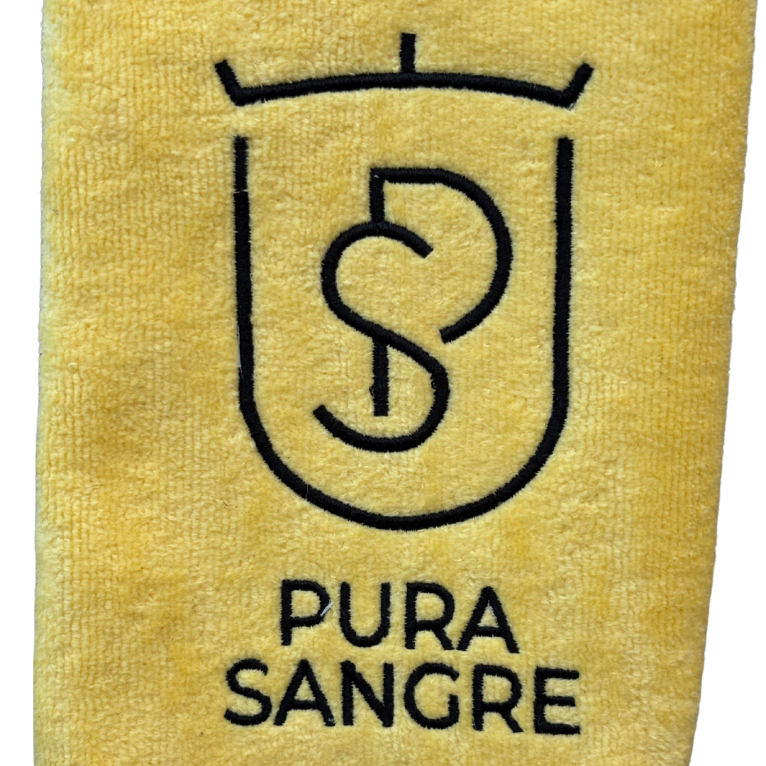 Praktisches kleines Handtuch am Karabinerhaken / Golftuch