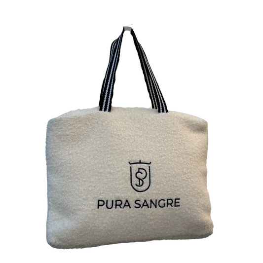 Shopper Bag von Pura Sangre aus Fake-Fur mit Reißverschluss und verschliessbarer Innentasche