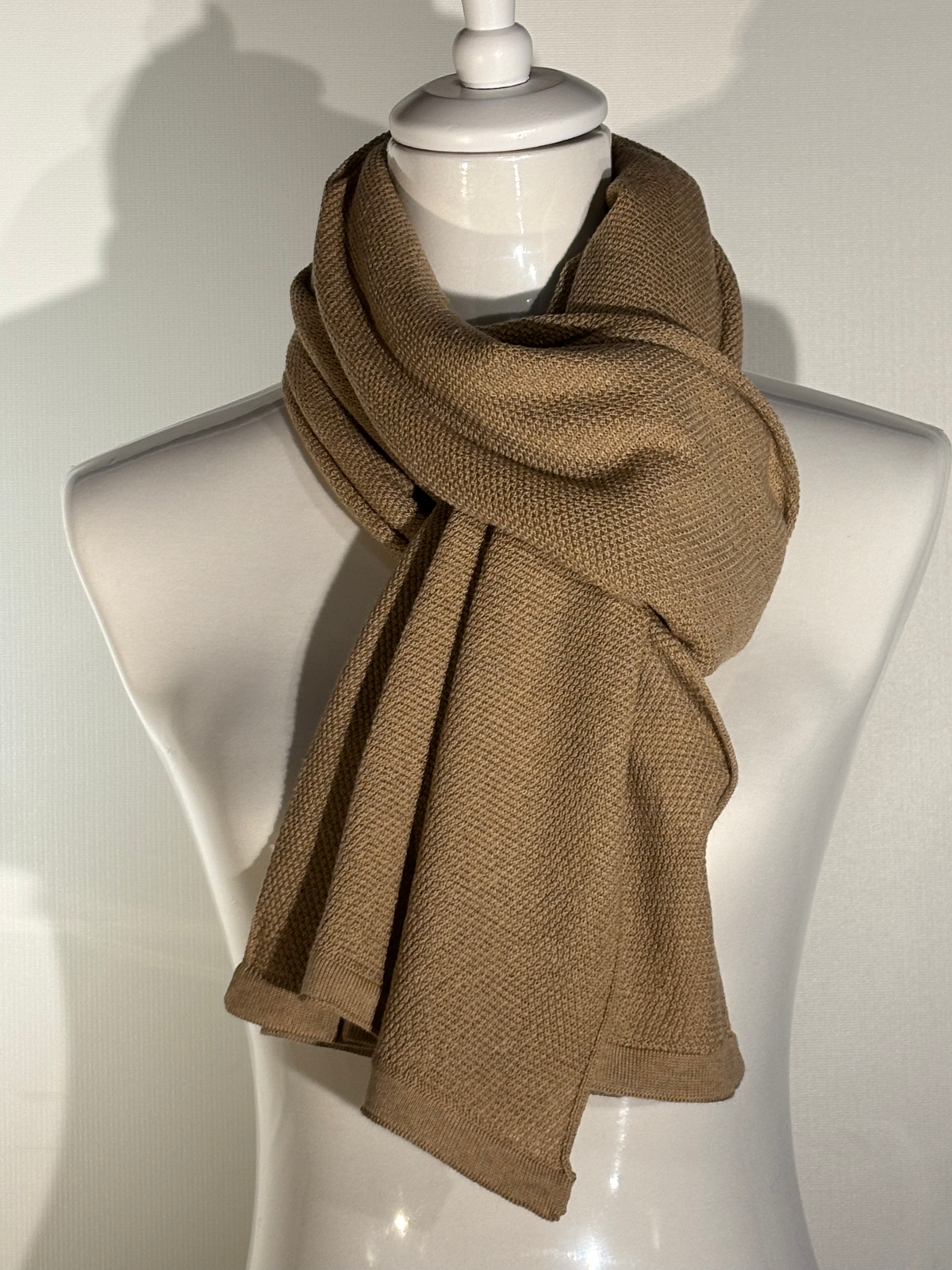 Pura Sangre Merino-Schal - Beige