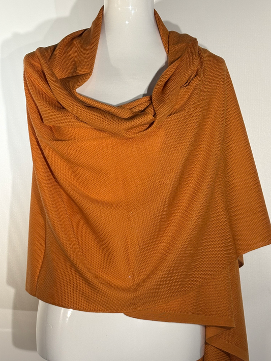 Pura Sangre Merino-Schal - Orange