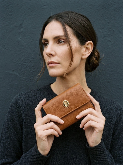 El Potro Leder Portemonnaie - Braun, M