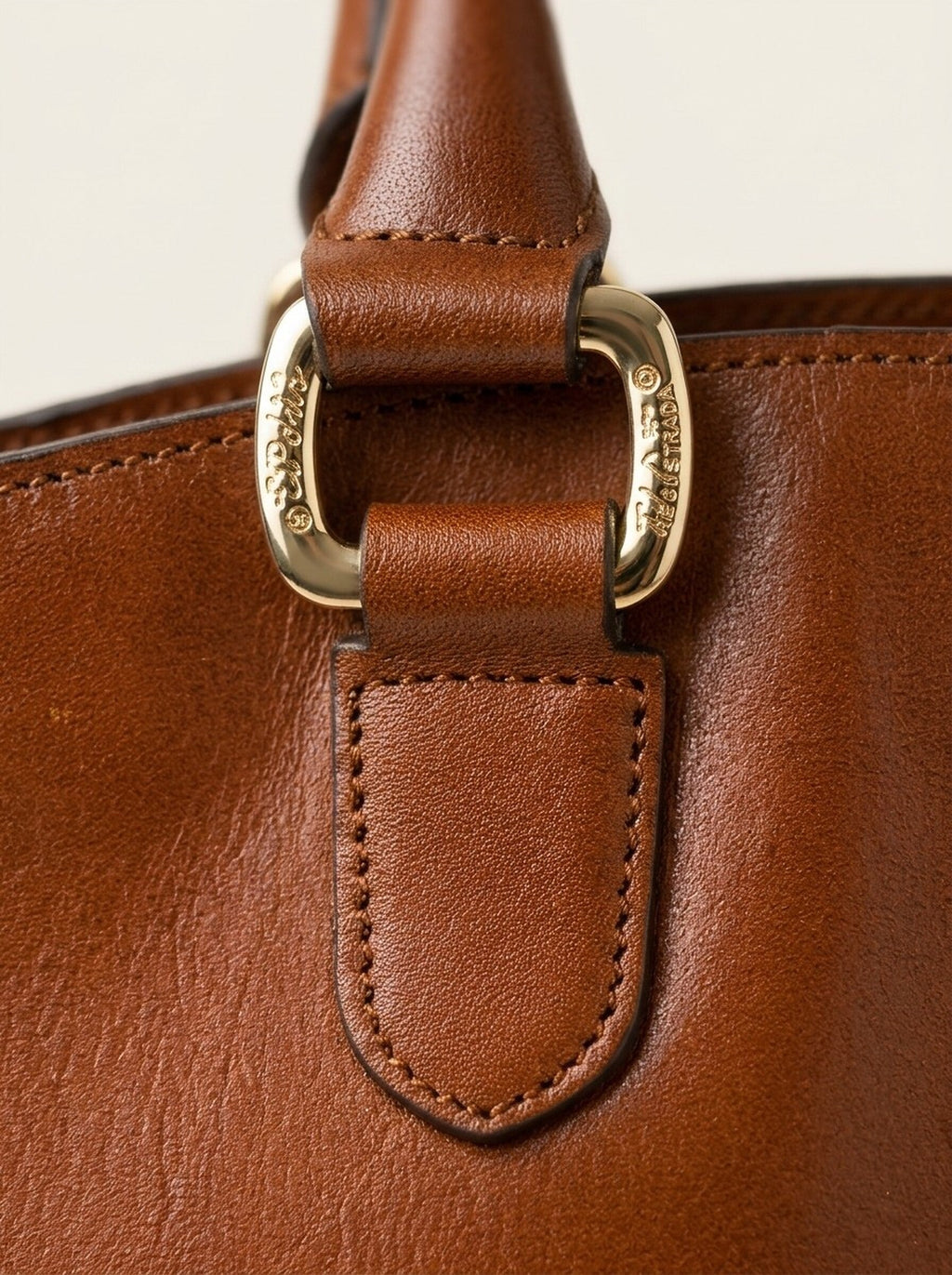 El Potro Ecuestre Leder Tote Shopper Bag - Farbe Cognac