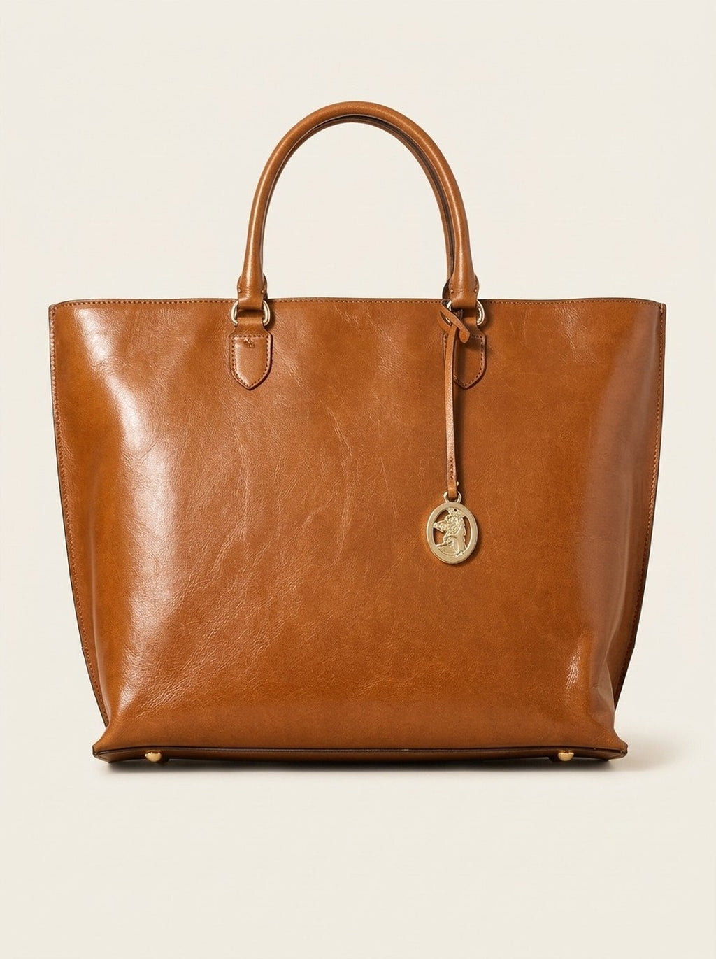 El Potro Ecuestre Leder Tote Shopper Bag - Farbe Cognac