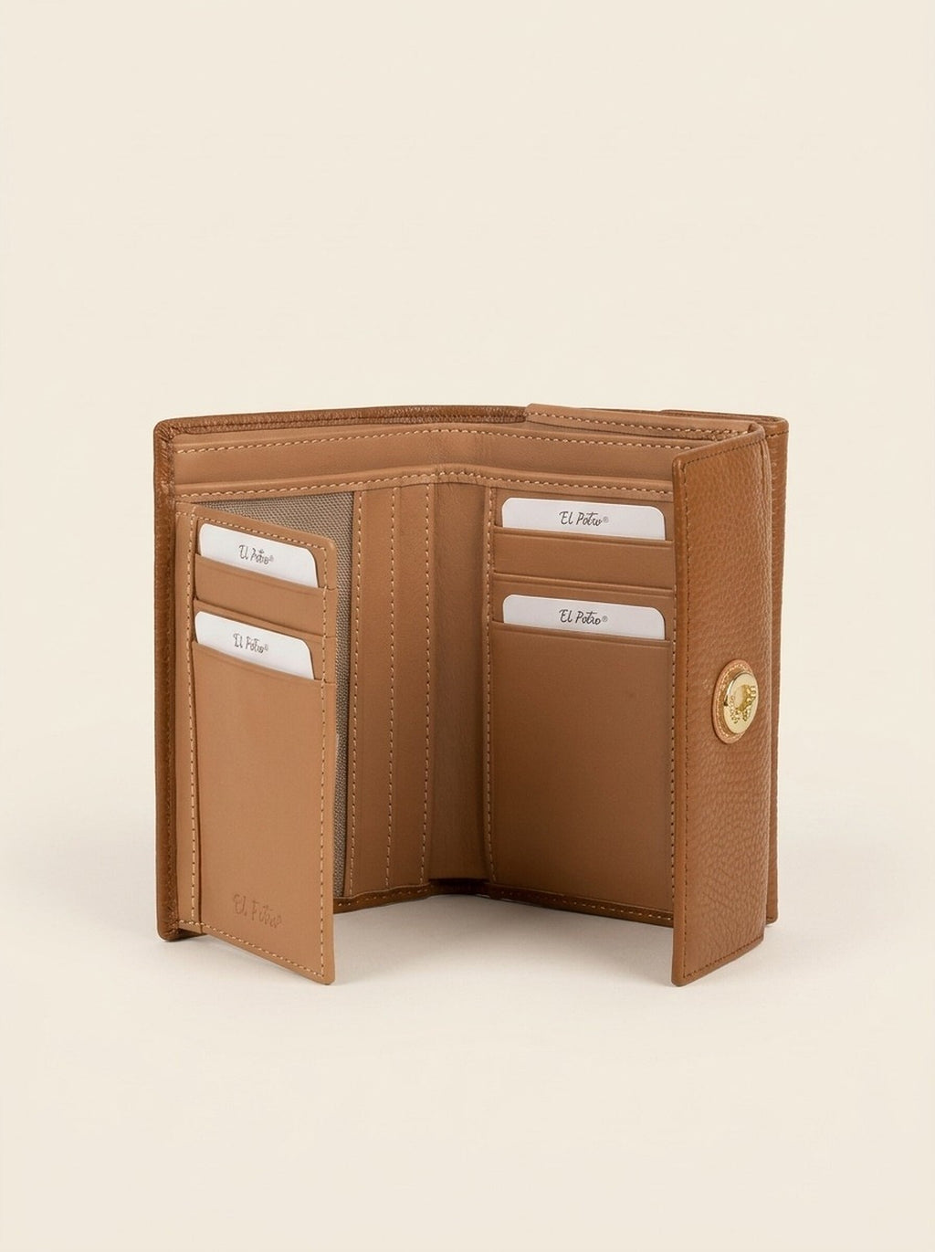El Potro Leder Portemonnaie - Braun, M