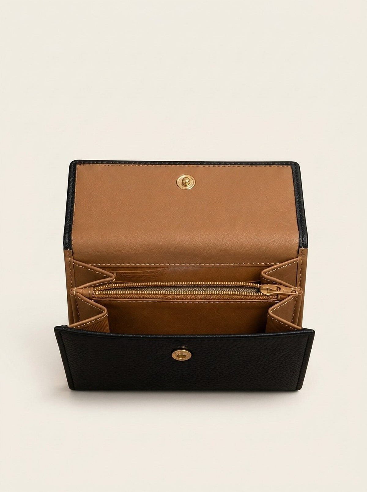 El Potro Leder Portemonnaie - Schwarz, M