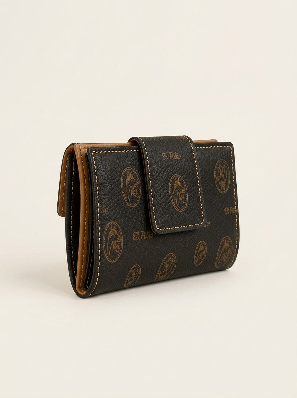 El Potro Monogramm Portemonnaie - Braun