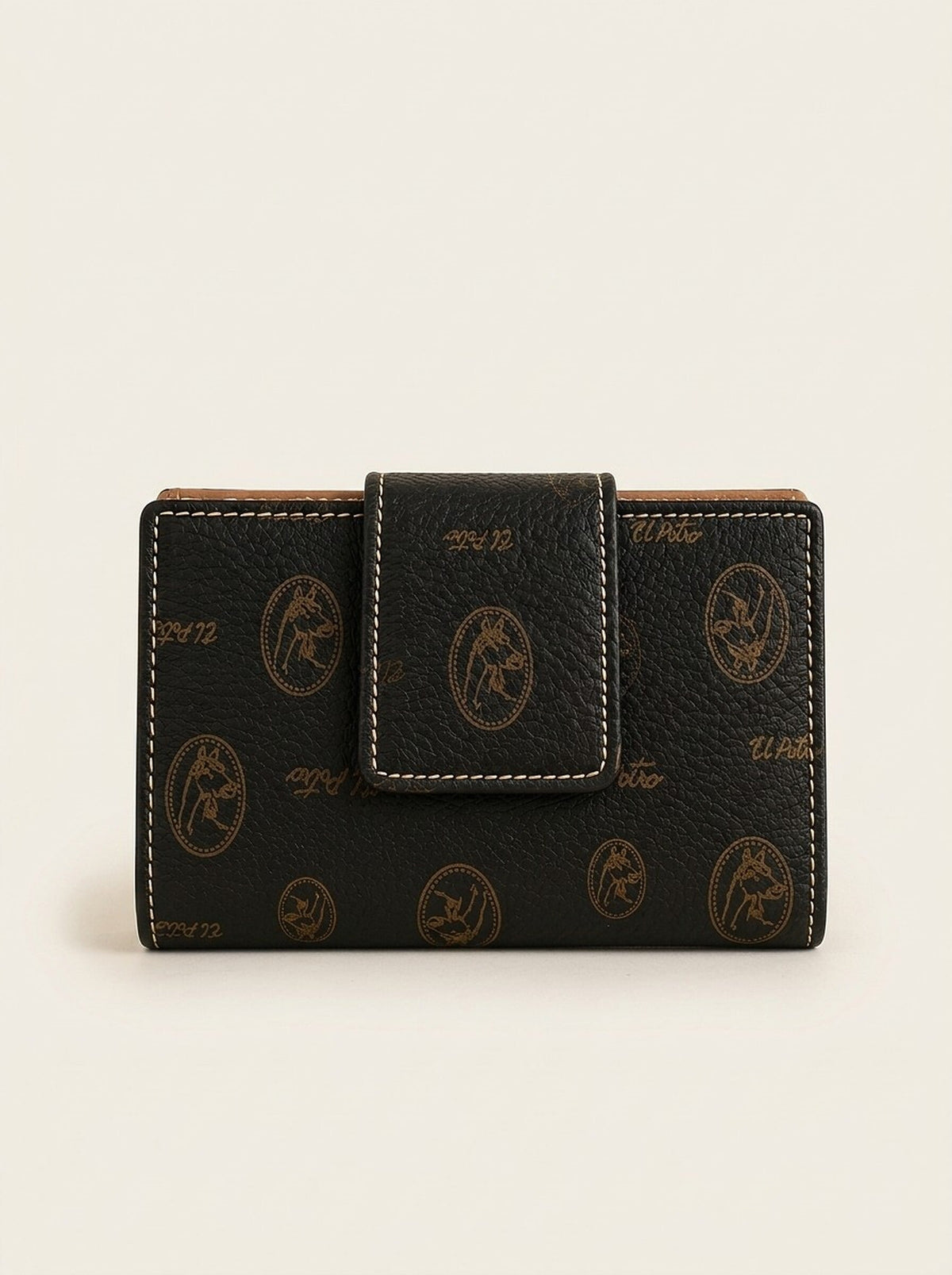 El Potro Monogramm Portemonnaie - Braun