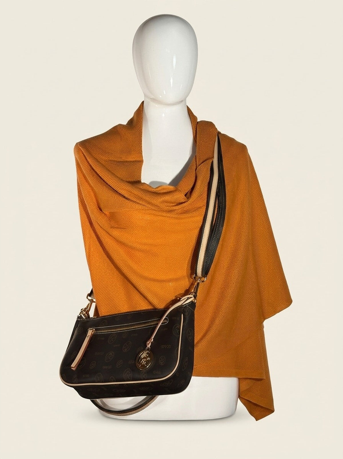 Pura Sangre Merino-Schal - Orange
