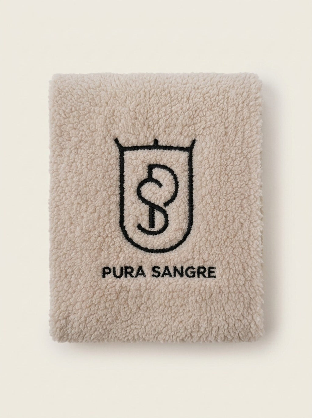 Pura Sangre Plüsch-Schal - Beige