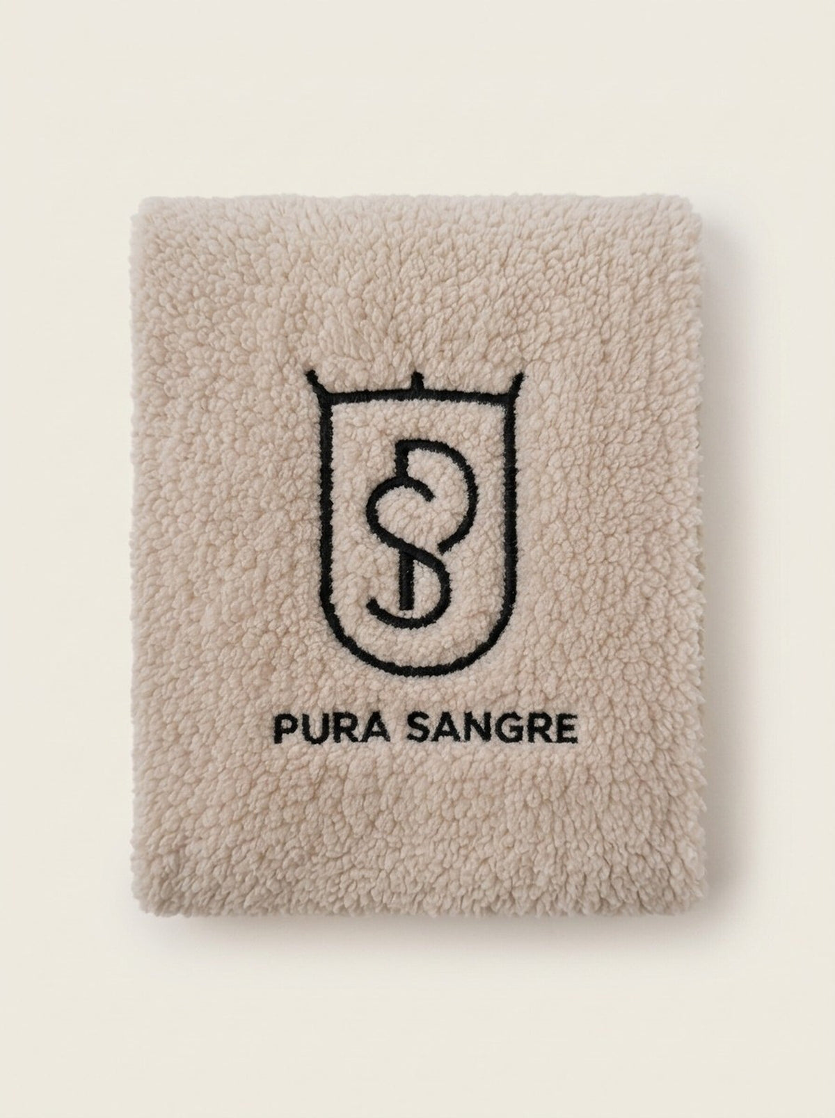 Pura Sangre Plüsch-Schal - Beige