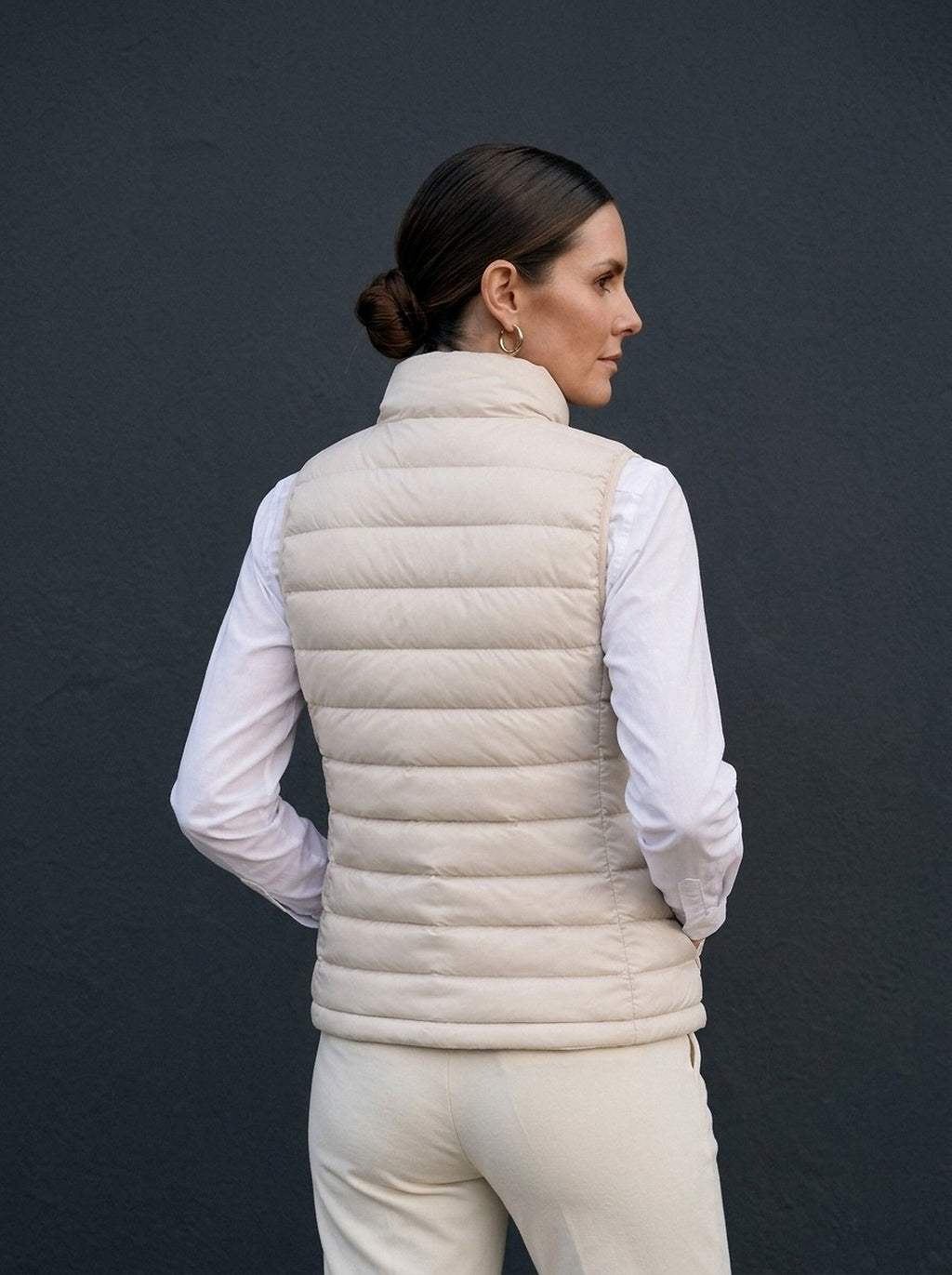 Pura Sangre Ärmellose Weste beige - Damen