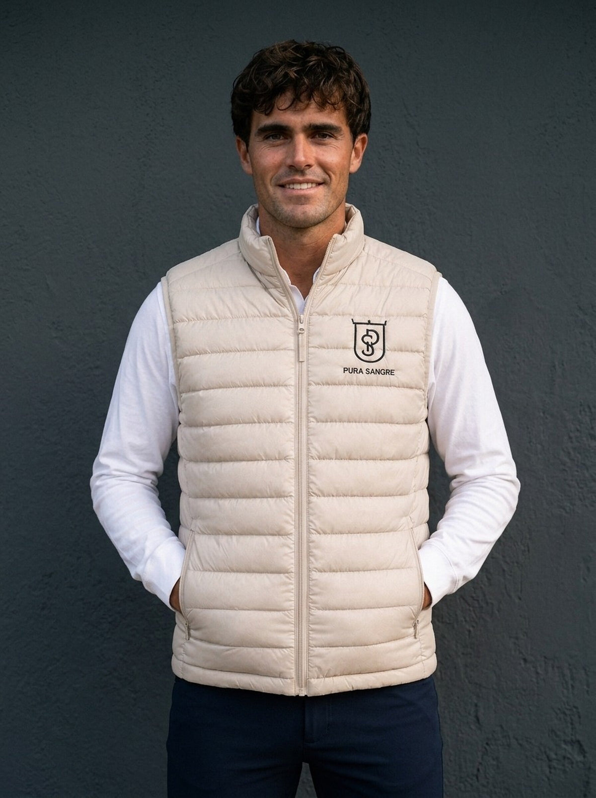 Pura Sangre Ärmellose Weste beige - Herren